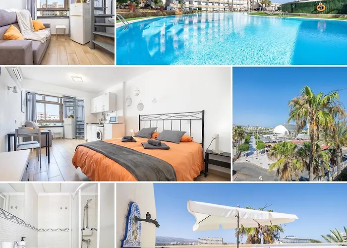 Appartement Twilight Dreams 2 - With Private Rooftop Pool Center - Playa Del Ingles *