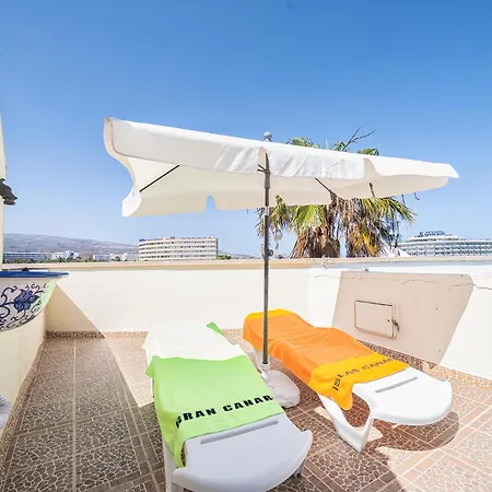 Twilight Dreams 2 - With Private Rooftop Pool Center - Playa Del Ingles Apartament *