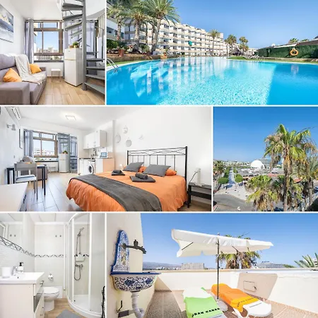 Apartament Twilight Dreams 2 - With Private Rooftop Pool Center - Playa Del Ingles *